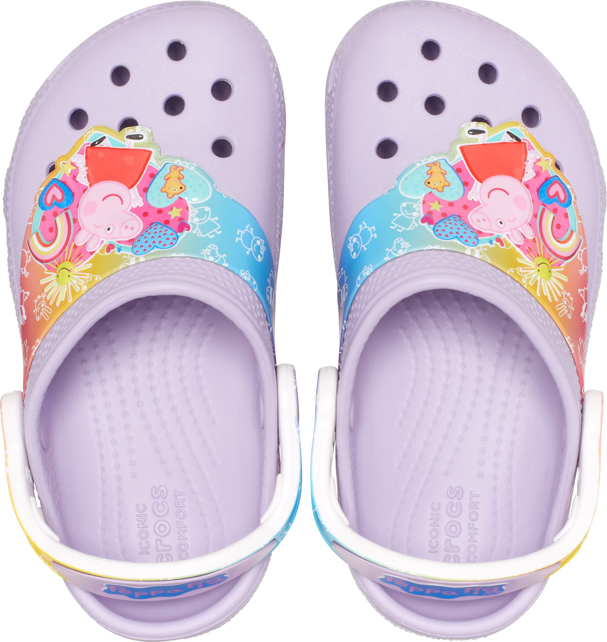 Crocs Unisex-Child Classic Peppa Pig Clog | Kids Water Shoes for Beach, Pool & Outdoor Play | Lightweight & Comfortable Slip-On Clogs