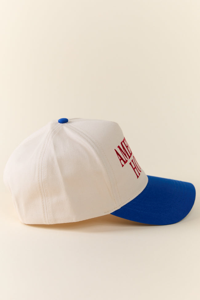 American Honey Blue Trucker Hat - Adjustable Mesh Back Cap for Men & Women - Perfect for Outdoor Activities, Sports, and Casual Wear