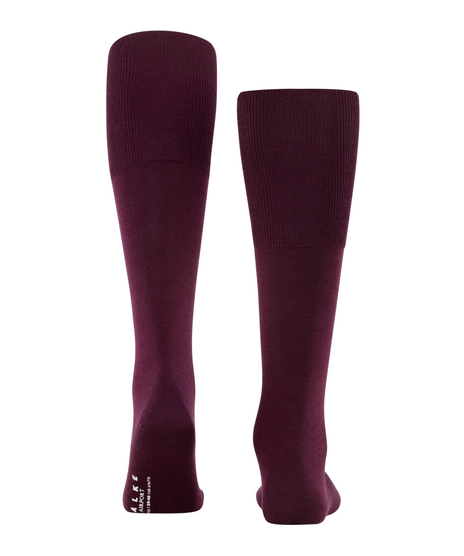 FALKE Men's Knee-High Dress Socks - Breathable Merino Wool & Cotton Blend for Business Travel & Office Wear - Formal Lightweight Comfort Socks for Work, Leisure & Airport Security (1 Pair) - Perfect for Business Trips, Professional Attire & Everyday Comfort
