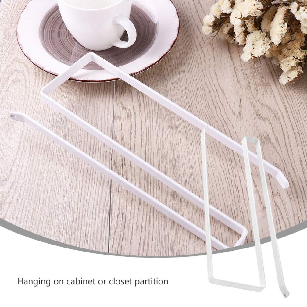 2 Pack Wall Mounted Paper Towel Holder - Stainless Steel Multi-Functional Kitchen & Bathroom Organizer for Paper Towels, Toilet Tissues - Perfect for Kitchen Cabinets, Bathrooms, RVs & Office Spaces