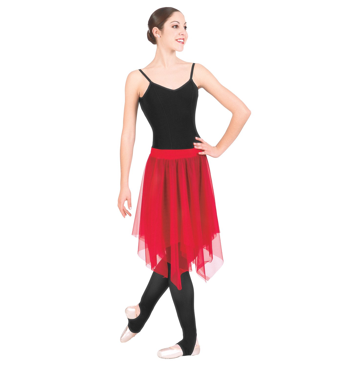 Body Wrappers Uneven Hem Double Layer Chiffon Skirt - Flowy Women's Maxi Skirt for Summer, Beach & Boho Fashion | Perfect for Parties, Vacations & Casual Outfits