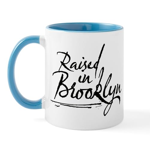 White/Blue Inside - Raised In Brooklyn Mug