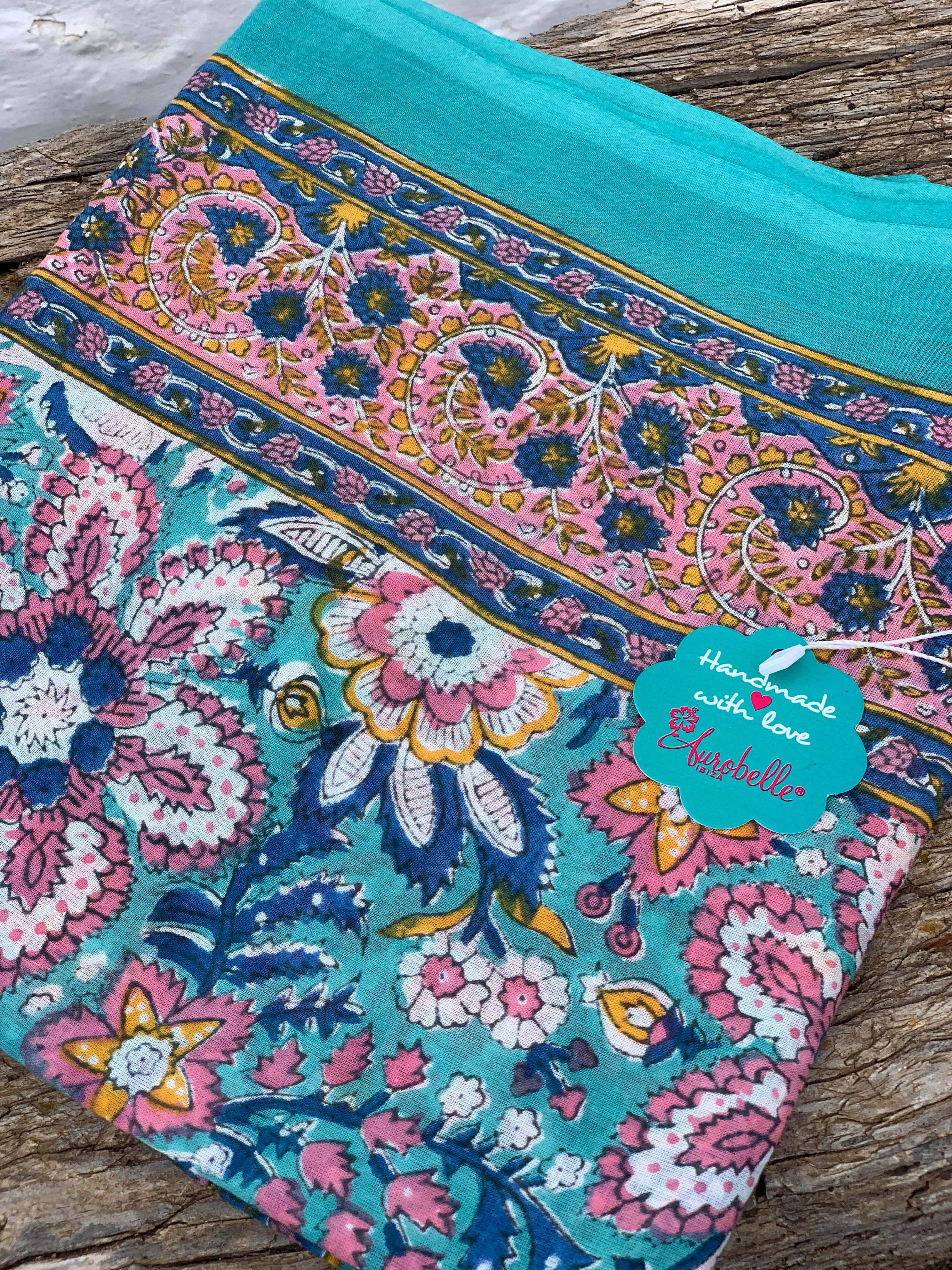 Hand Block Printed Cotton Sarongs & Pareos - New Collection | Beach Cover-Up, Summer Wrap, Boho Fashion Accessory