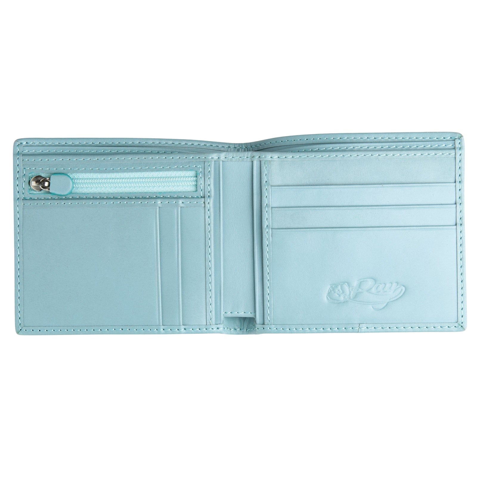 Authentic Blue Turquoise Stingray Leather Wallet for Men & Women | Handmade Exotic Skin Billfold | Perfect Gift for Travel & Everyday Use