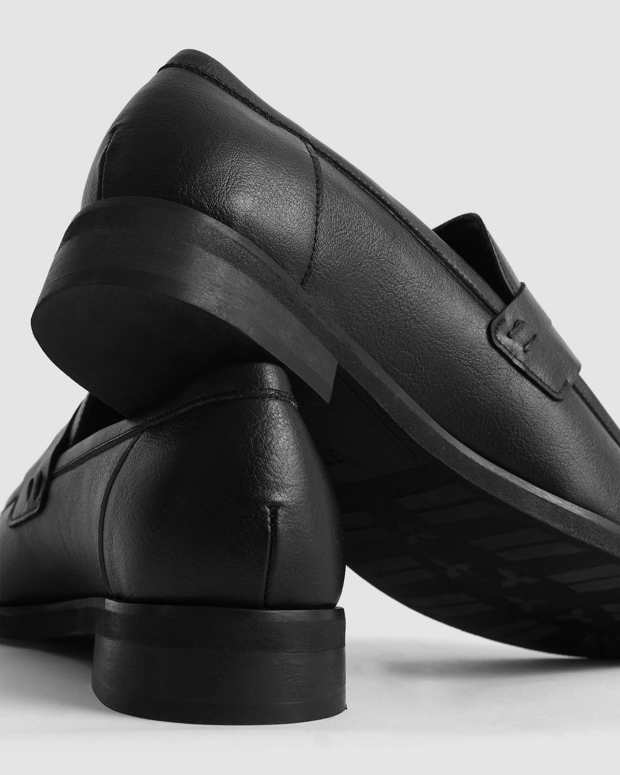 Dakota Women's Vegea® Grape Leather Loafers - Black Vegan Slip-On Shoes for Work, Office & Casual Outfits | Comfortable & Stylish Women's Loafers