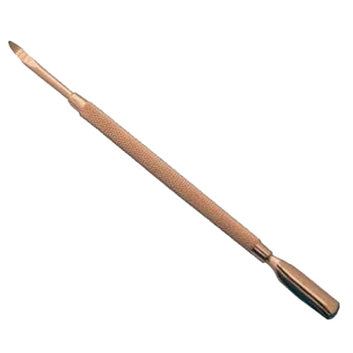 Body Toolz CS477 Professional Cuticle Pusher & Cleaner - Rose Gold Stainless Steel Manicure Tool for Nail Care & Grooming - Perfect for Home, Salon & Travel Use