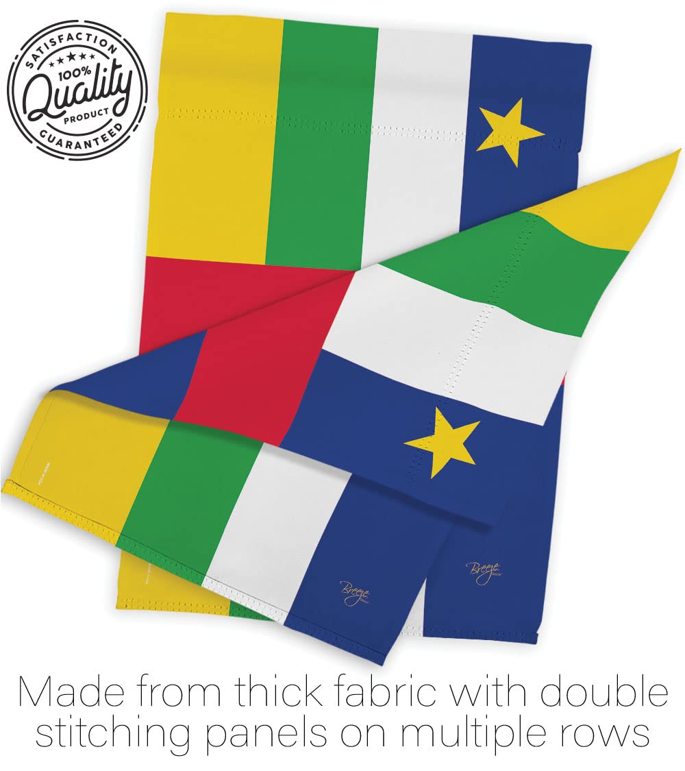 African Republic House Flag Set 28x40