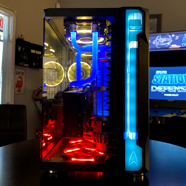 Geek Machine™ Star Trek Warp Core Edition Gaming PC - High Performance Computer for Sci-Fi Fans & Gamers | Perfect for Gaming, Streaming & Sci-Fi Themed Setups