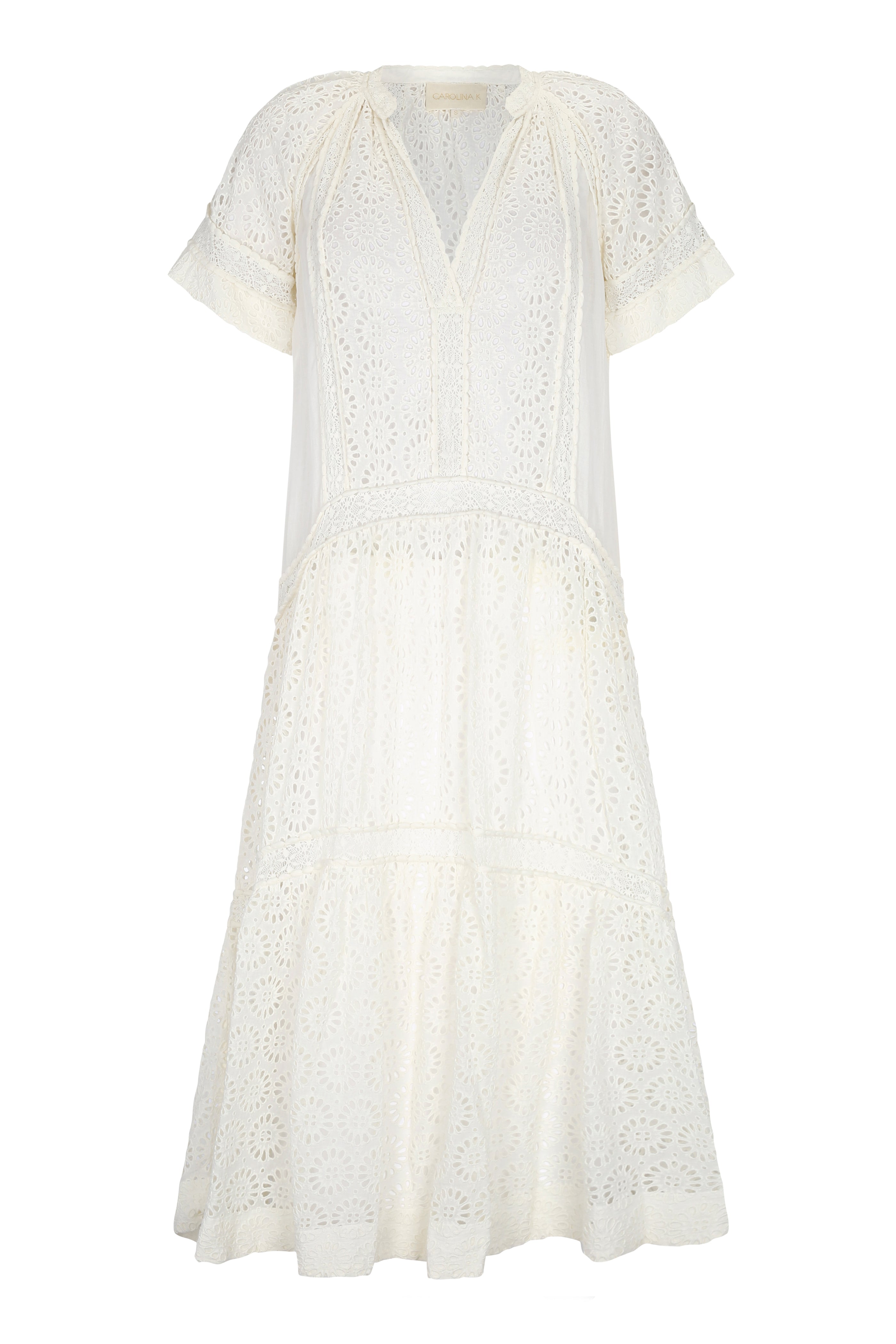 Elegant Van Dress 3 - Women's Floral Summer Maxi Dress with V-Neck & Flowy Skirt - Perfect for Beach Vacations, Weddings & Casual Outings