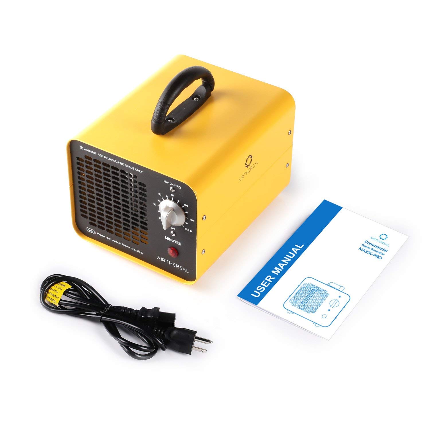 Airthereal MA5000 & MA10K-PRO Ozone Generator Bundle - 5000mg/h & 10000mg/h High Capacity O3 Air Purifier for Home, Office, and Commercial Use - Eliminates Odors, Mold, and Bacteria in Large Spaces