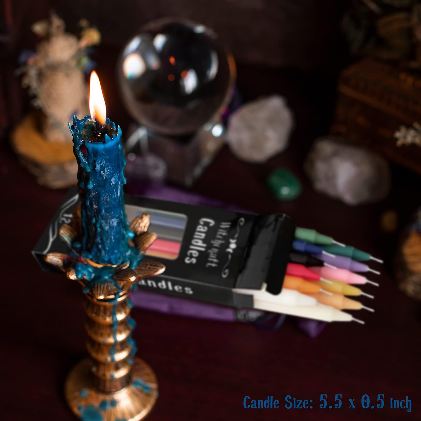 LAVEVE Witchcraft Supplies Kit for Spells - Complete Wiccan Tools Set with Witch Box, Beginner Pagan Ritual Kit for Wicca, Magic & Spell Casting | Perfect for Home Altars, Moon Ceremonies & Spiritual Practices