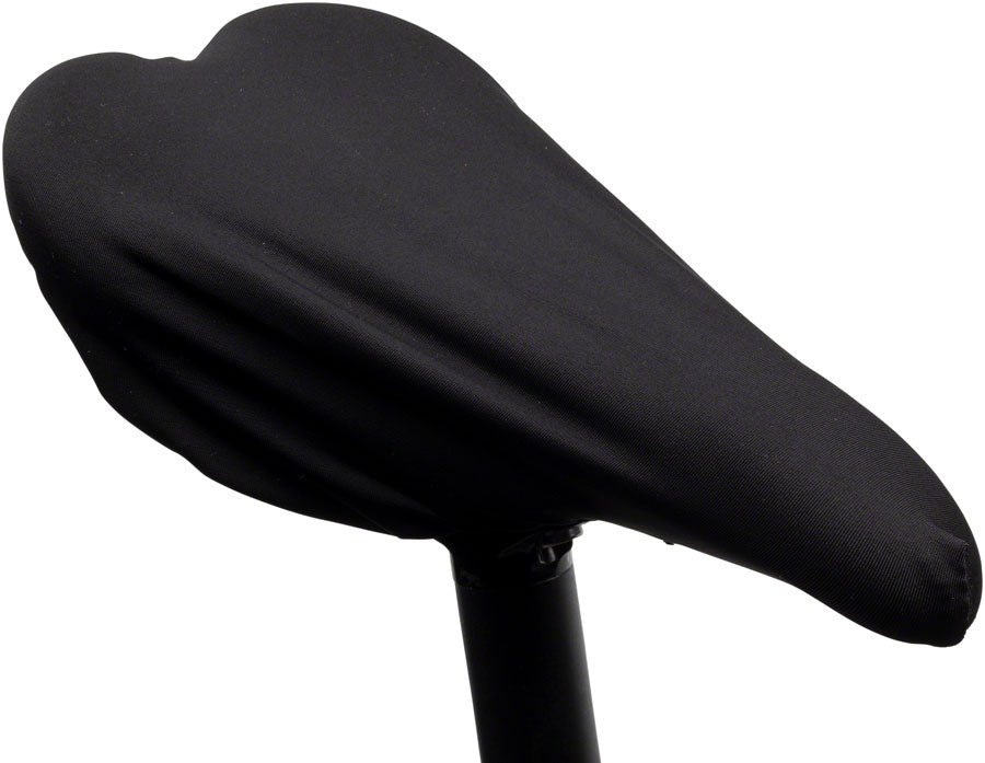 Aardvark Lycra Cruiser Bike Saddle Cover - Black - Waterproof & Comfortable Cycling Seat Cover for Men & Women - Perfect for Road Bikes, Mountain Bikes & Commuting