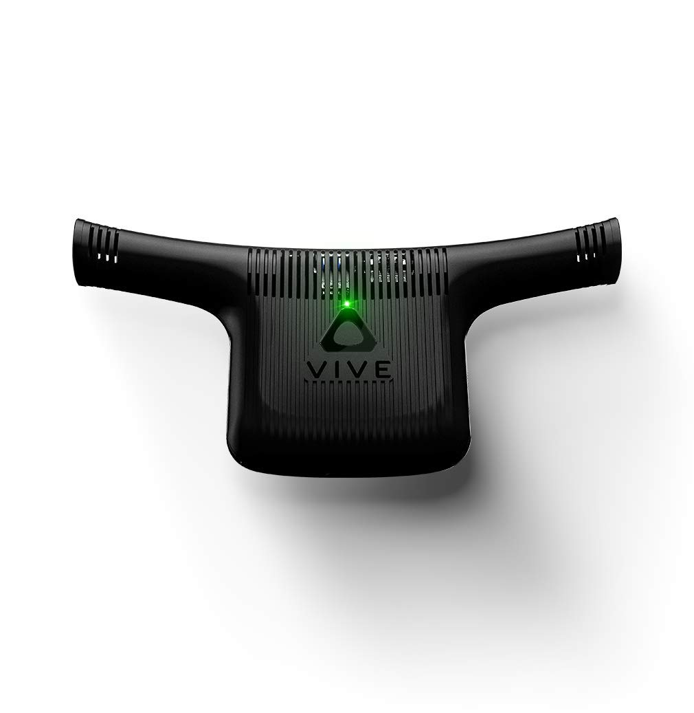 HTC Wireless Adapter Full Pack - VR Headset Accessory for Vive & Cosmos | Wireless PC VR Gaming & Streaming | Perfect for Home Theater & Virtual Reality Enthusiasts