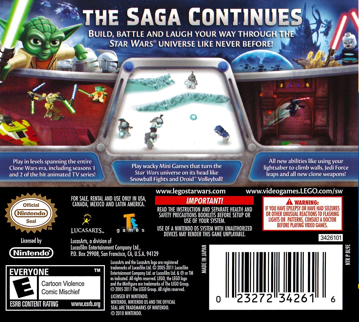 LEGO Star Wars III: The Clone Wars Video Game - Build & Battle Adventure for Kids & Adults | Perfect for Family Game Nights & Star Wars Fans