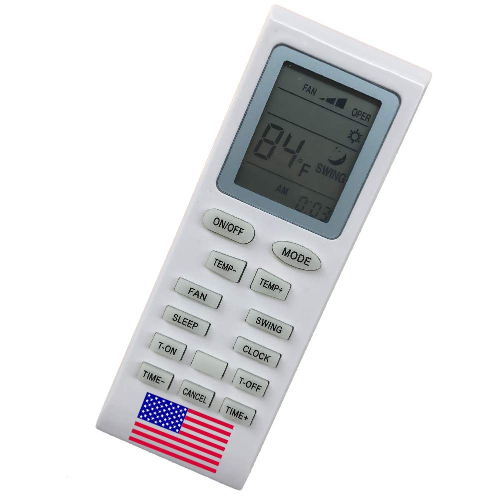 ANSONIC YB1B4 Air Conditioner Remote Control Replacement - Compatible with ANSONIC AC Units | Perfect for Home, Office & Bedroom Cooling