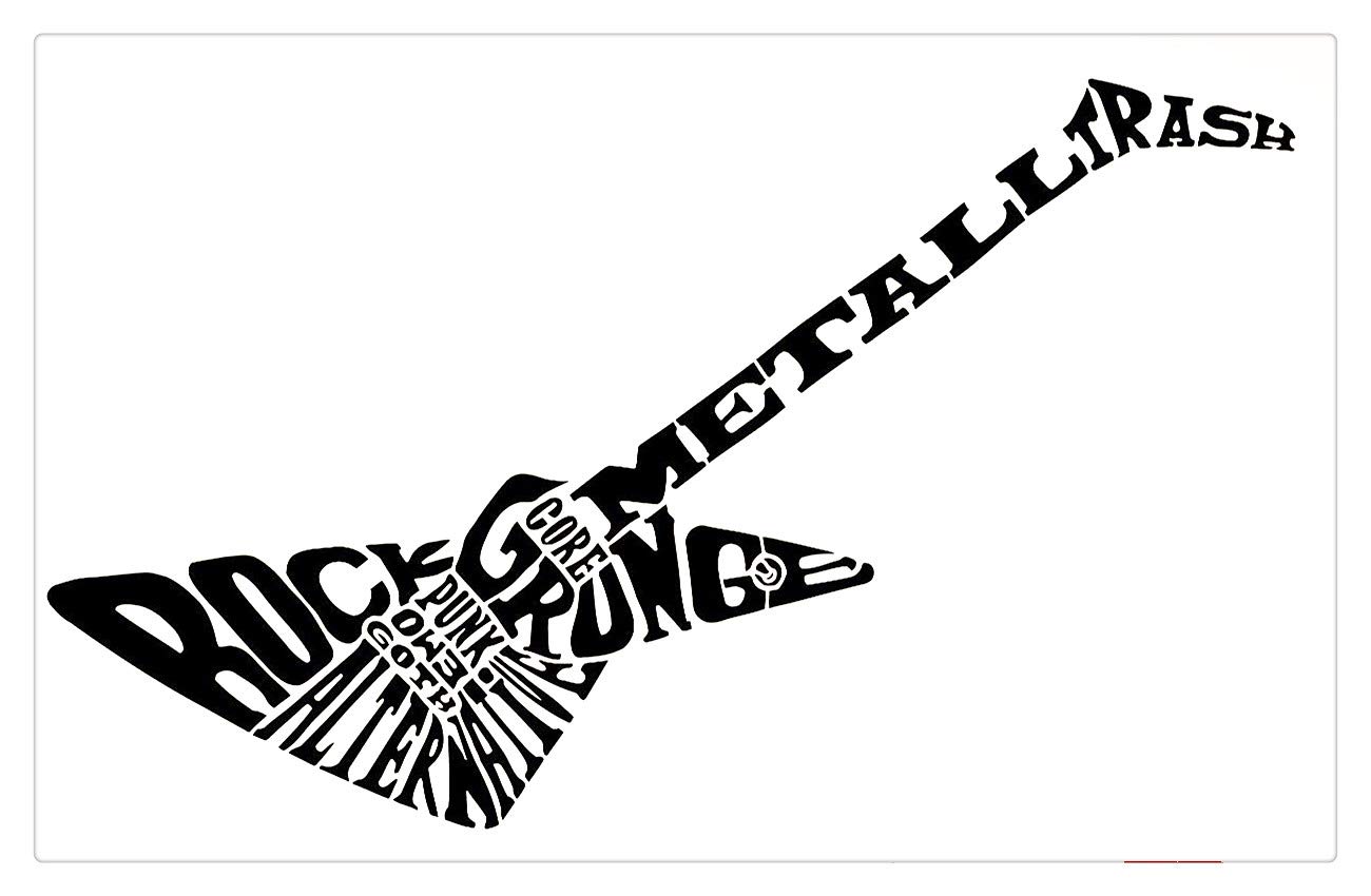 Heavy Metal Electric Guitar - High-Quality Music Instrument for Rock & Metal Bands | Perfect for Stage Performances & Home Decor
