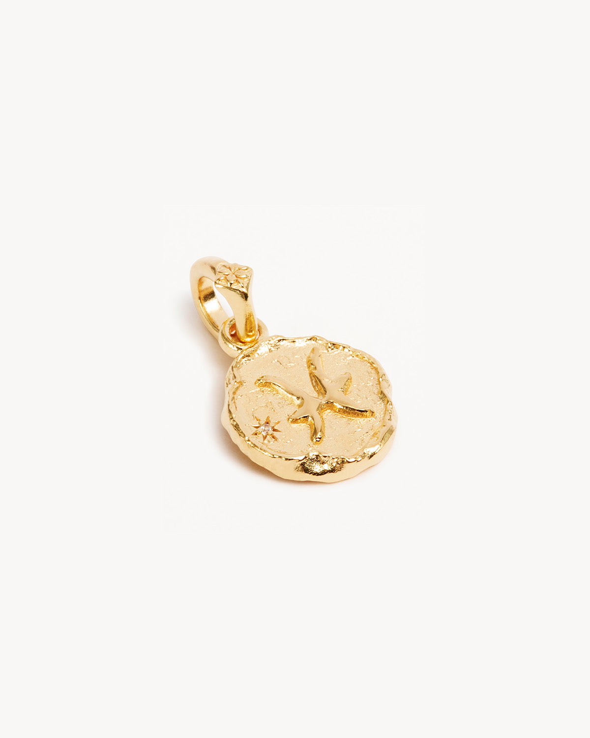 18K Gold Vermeil Cosmic Love Zodiac Pendant Necklace - Pisces Horoscope Jewelry for Women, Perfect Gift for Birthdays & Valentine's Day | Elegant Everyday Wear & Special Occasions