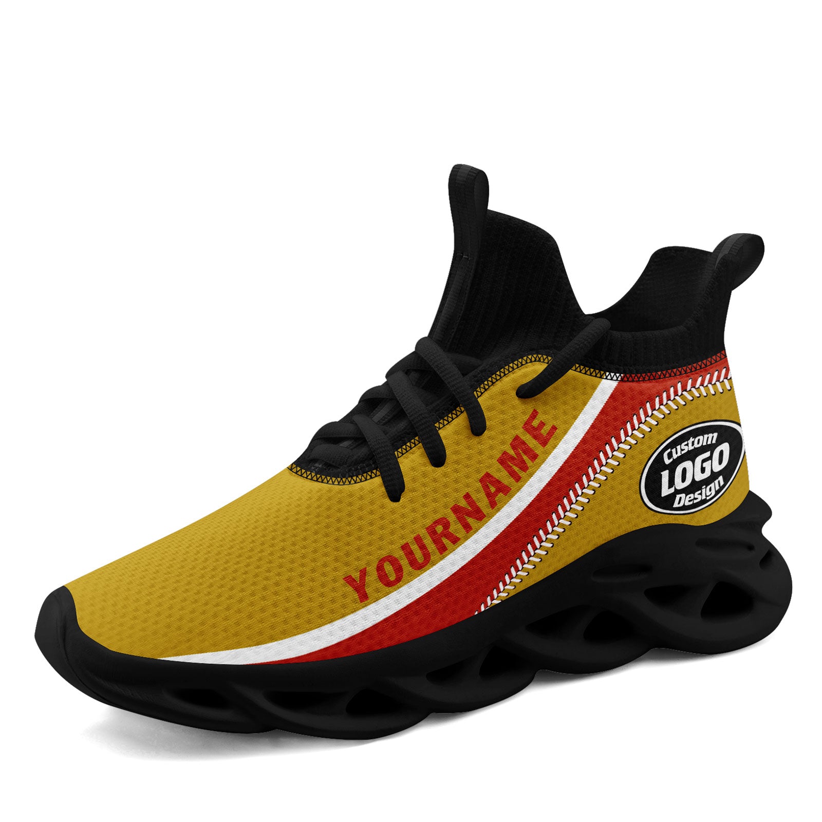 Custom Maxsoul Personalized Sneakers - Breathable Lightweight Comfortable Walking Shoes for Men & Women | Gym, Running, Casual Wear (Style: FN030A D028015 18)