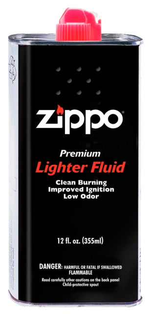 Zippo Premium Lighter Fluid Refill - 12 oz (355ml) for Zippo Lighters, Windproof Lighters & Torches - Long-Lasting Fuel for Smooth Lighting - Perfect for Camping, Hiking, Outdoor Adventures & Everyday Use