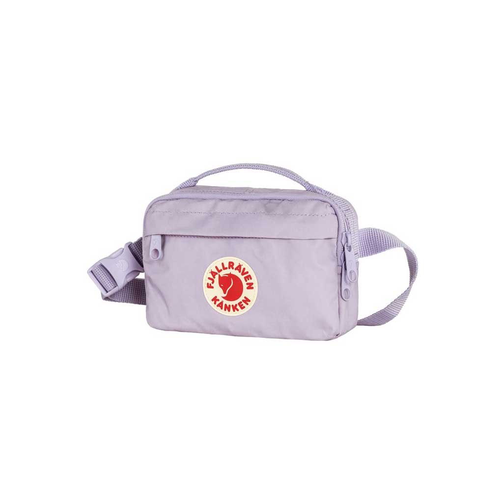 Fjallraven Kanken Hip Pack - Pastel Lavender Waist Bag for Women & Men | Water-Resistant Travel Fanny Pack for Hiking, Festivals & Daily Use