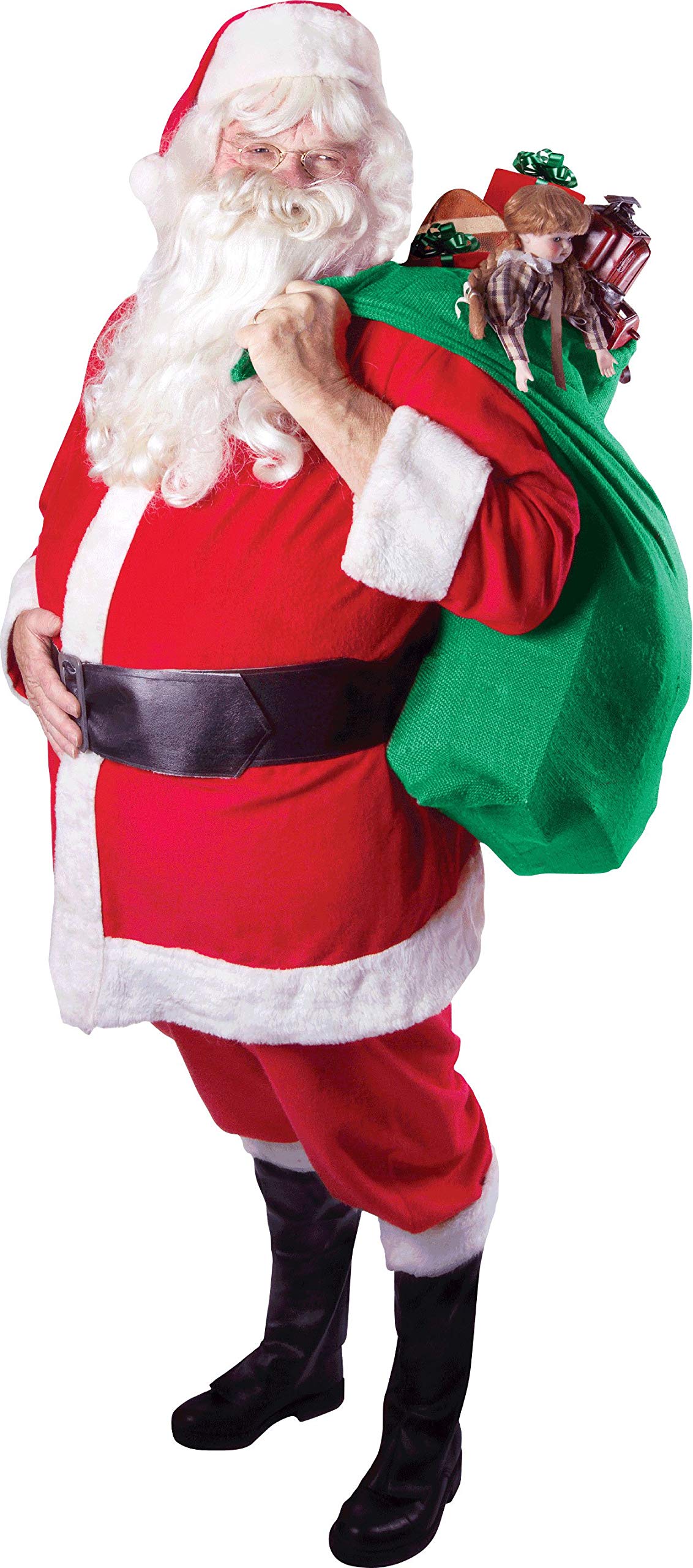 Santa I Wall Decal Cutout - Christmas Holiday Home Decor for Living Room, Bedroom & Nursery - Self-Adhesive Vinyl Sticker for Windows, Doors & Walls