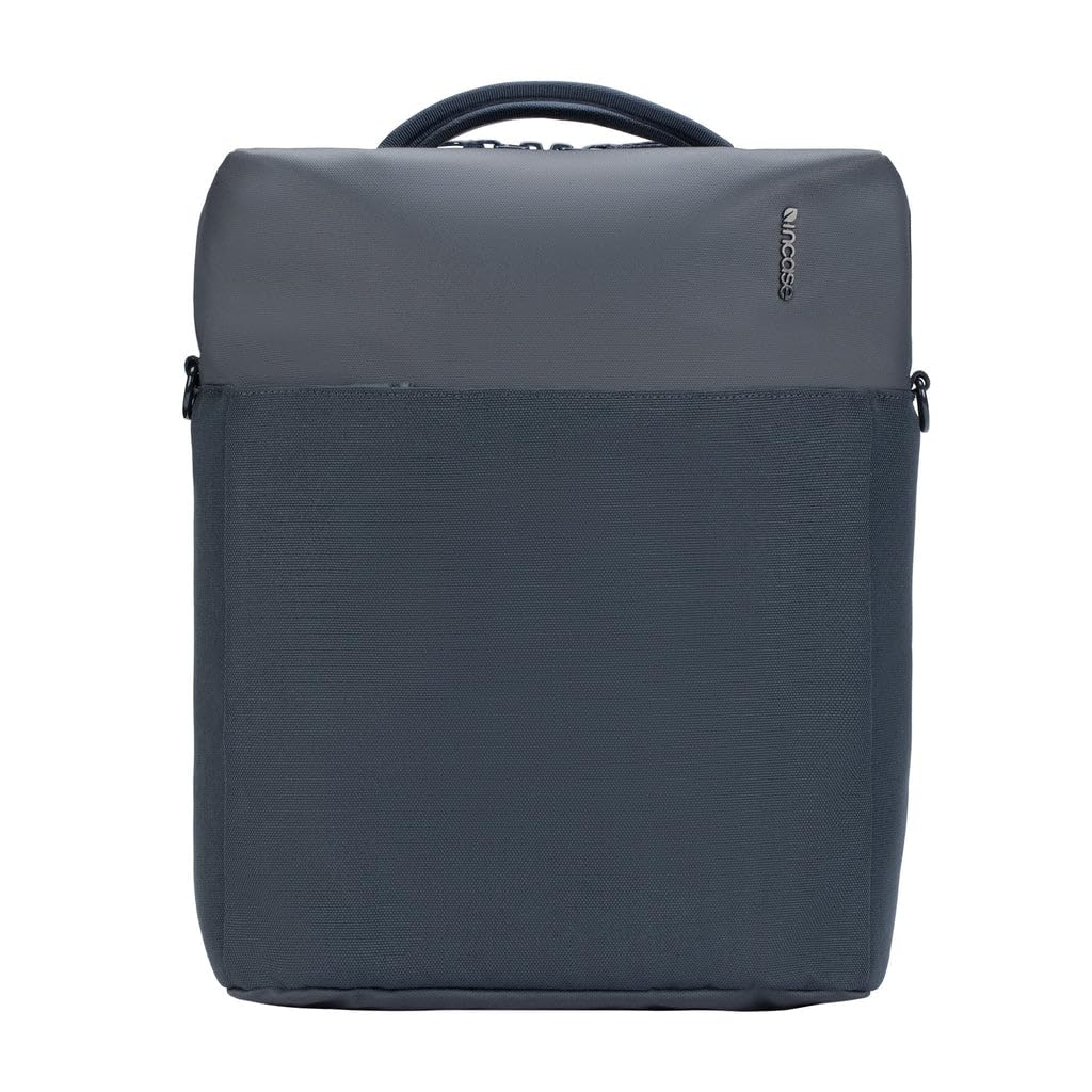 Incase Compact Backpack for Travel & Work - Lightweight Laptop Backpack with Plush Fleece Lined Compartment Fits 14-inch MacBook/Windows Laptop (Navy Blue) - Perfect for Business Trips, College & Daily Commute