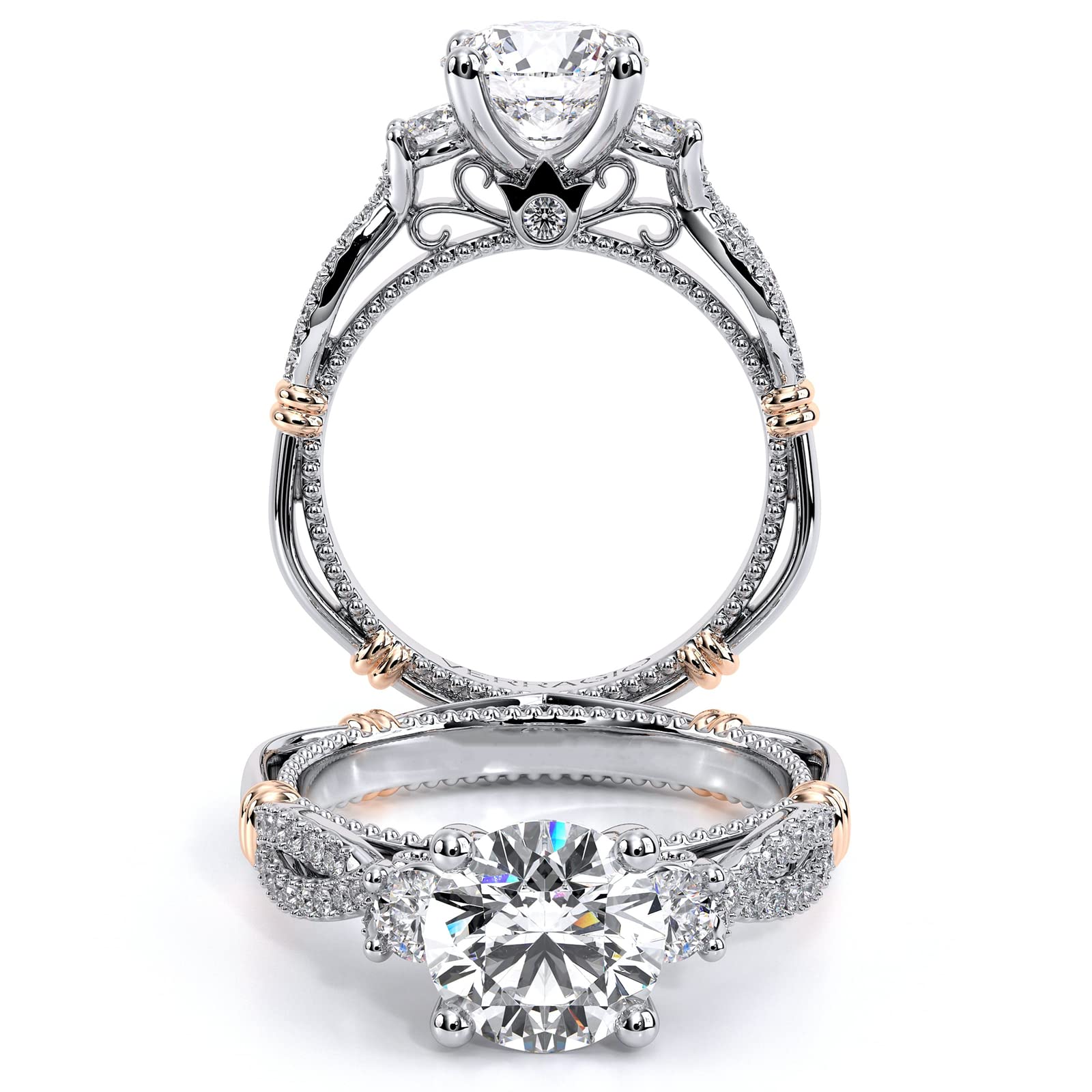 1.35 Carat Vintage 3 Stone Moissanite Engagement Ring for Women - 10K/14K/18K Gold or Platinum Plated Silver Wedding Band - Perfect for Proposals, Anniversaries & Bridal Jewelry Gifts