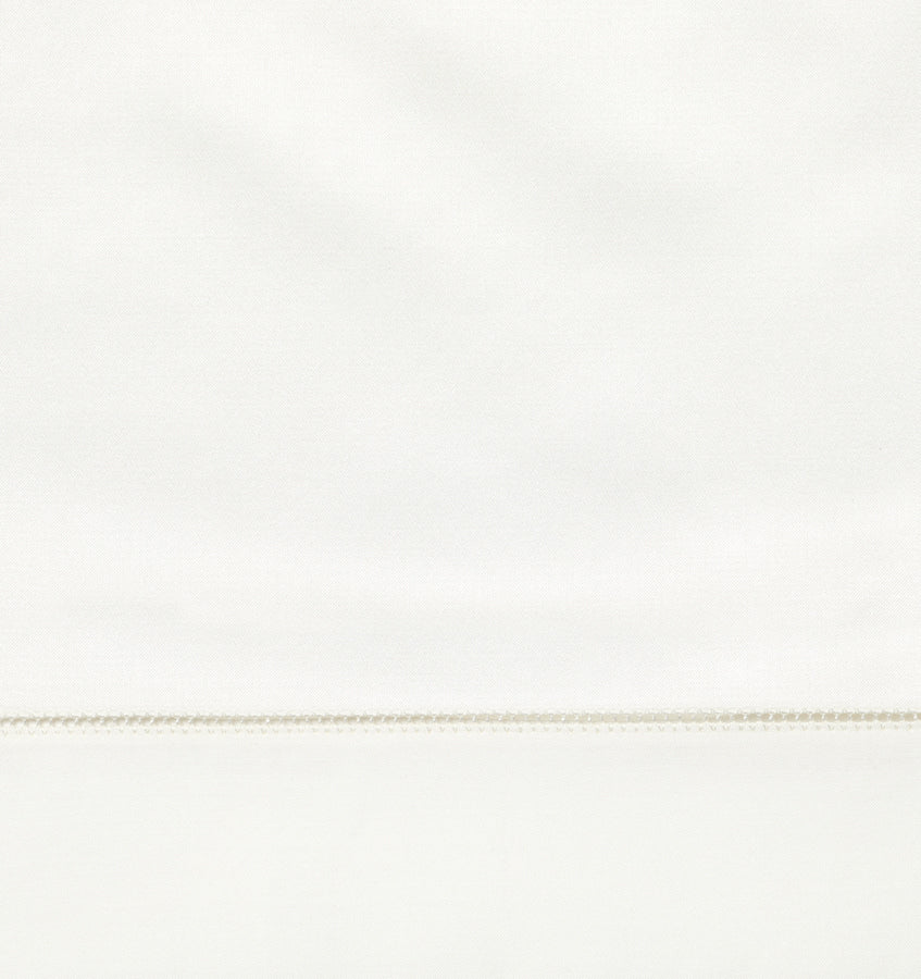 SFERRA Giza 45 Seta Fitted Sheet - Luxury 100% Egyptian Cotton Bed Sheet Set with Deep Pockets - Perfect for Master Bedroom & Guest Room Decor