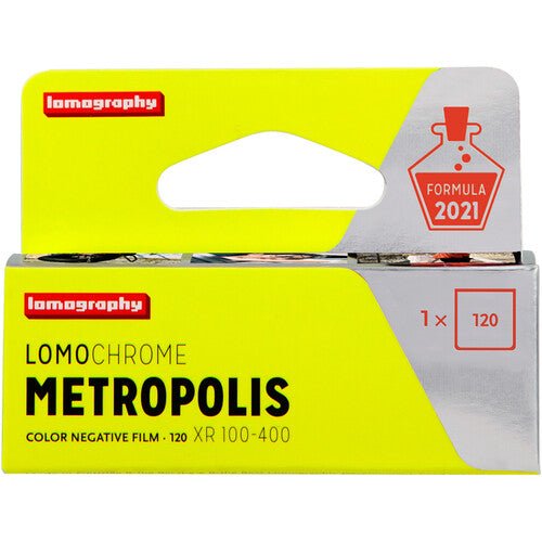 Lomography LomoChrome Metropolis 100-400 ISO Color Negative Film 120 Roll - Perfect for Urban Photography & Creative Portraits
