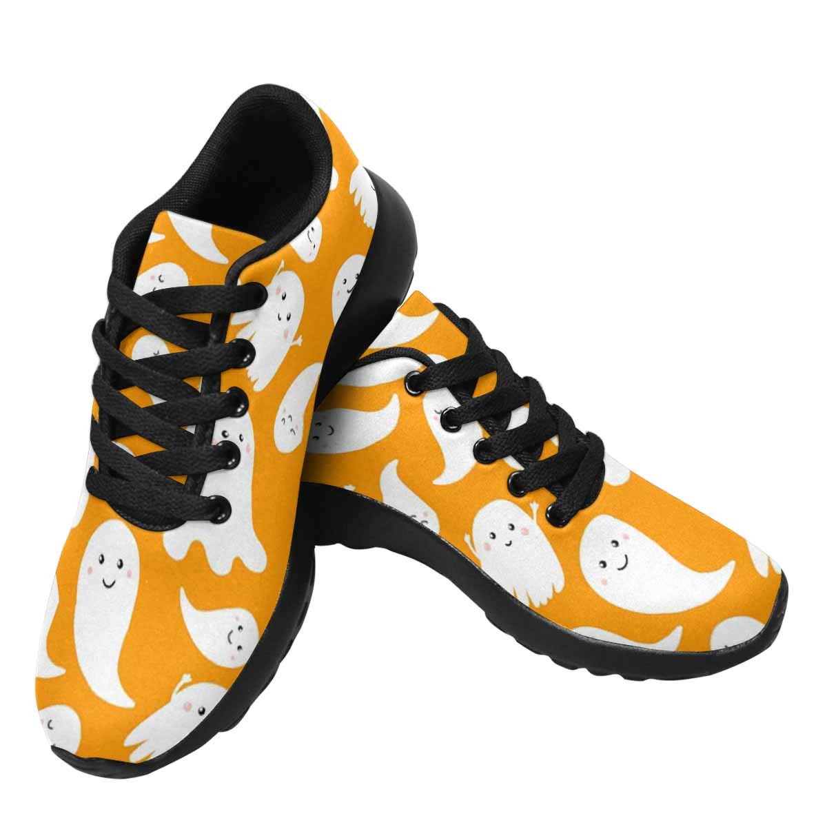 **InterestPrint Women's Running Sneakers - Lightweight Breathable Athletic Tennis Shoes with Cute Green Owl & Guitar Design - Perfect for Jogging, Gym Workouts & Casual Wear**
