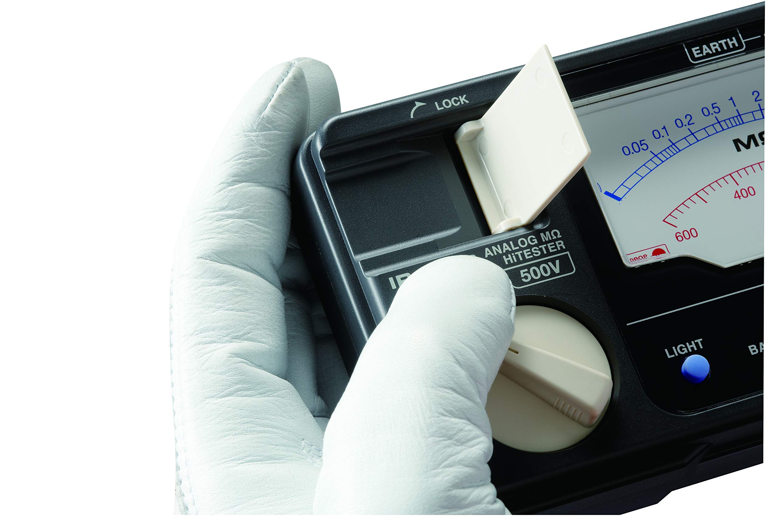HIOKI IR4013-10 Analog Insulation Tester - 500V/1000V Resistance Meter for Electrical Equipment Testing | Perfect for Industrial Maintenance, HVAC Systems & Home Electrical Safety Checks