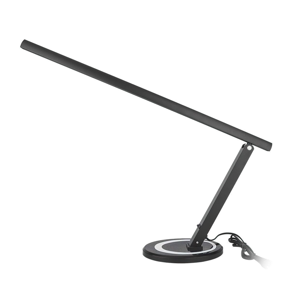 Ergonomic L-Shaped LED Desk Lamp with Adjustable Brightness - Perfect for Home Office, Study & Reading