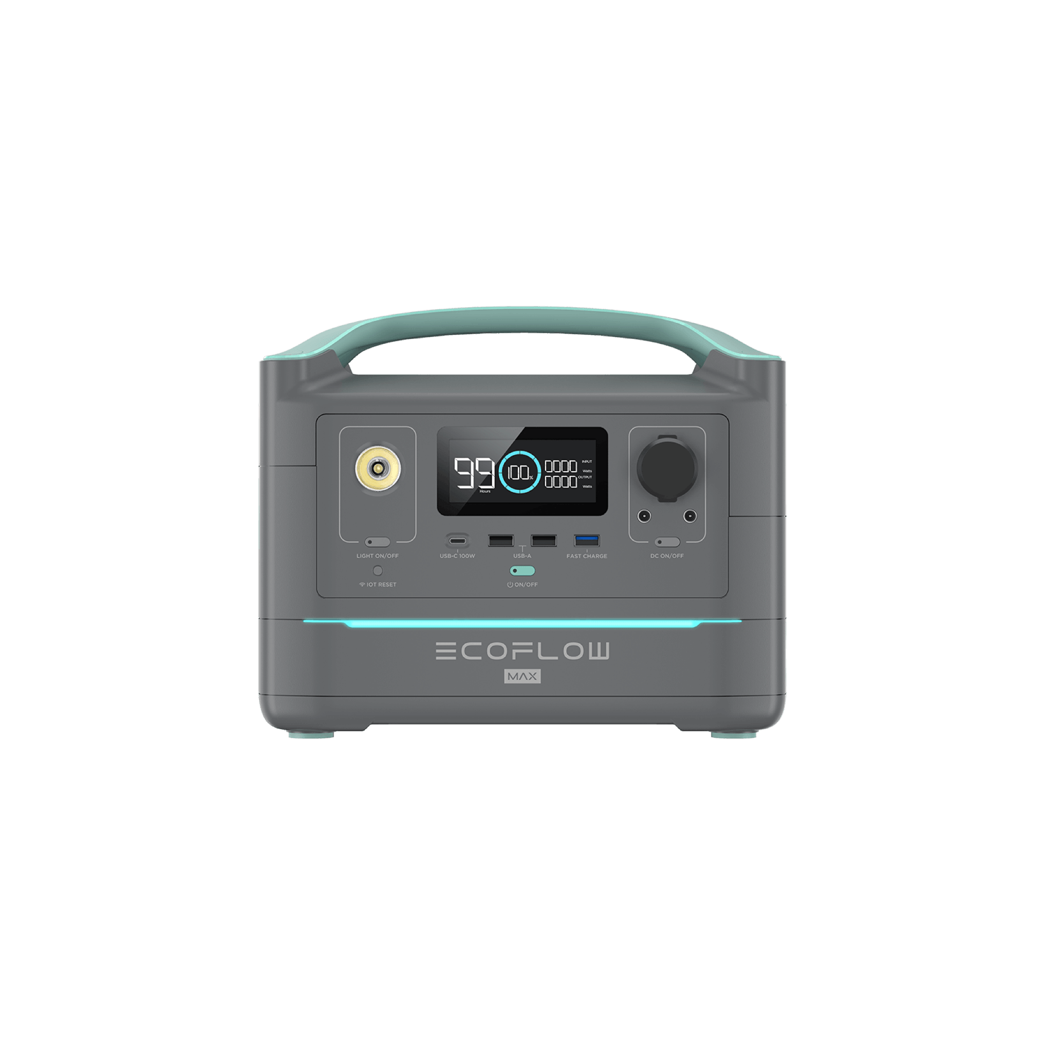 EcoFlow RIVER Max 500W Portable Power Station with 576Wh Capacity | Solar Generator for Camping, RV, Emergencies & Outdoor Adventures