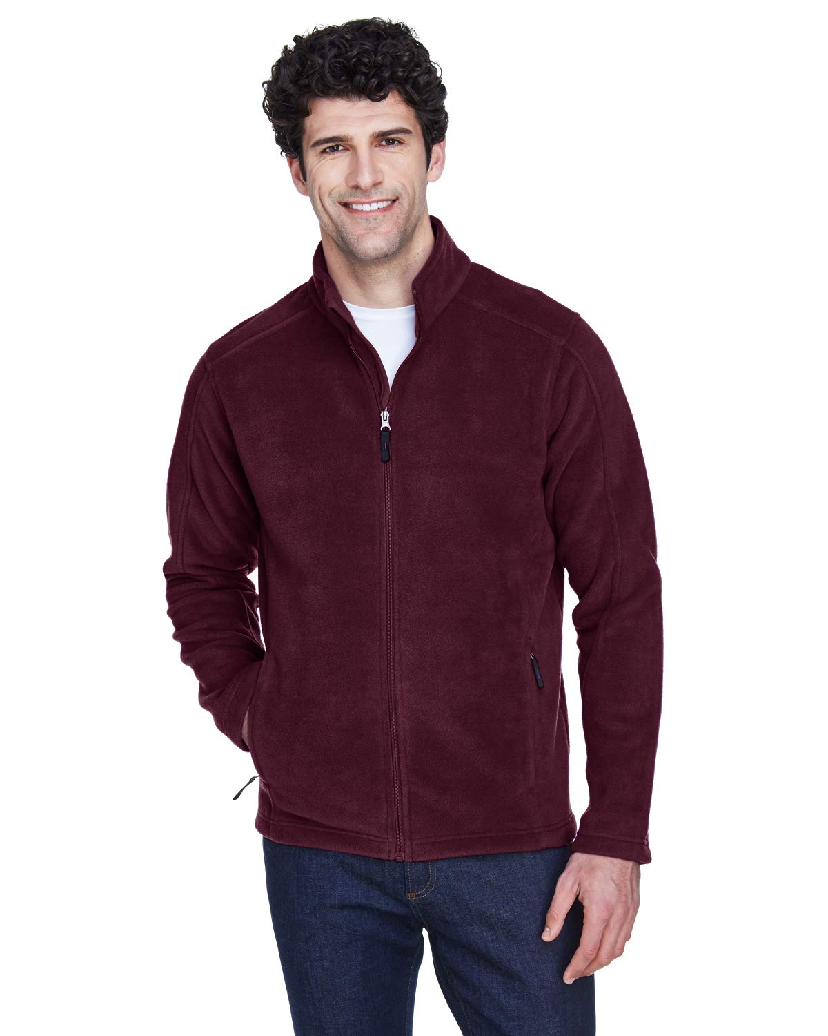 Ash City Men's 88190 Heavyweight Hooded Sweatshirt - Warm Fleece-Lined Pullover for Outdoor Work & Casual Wear