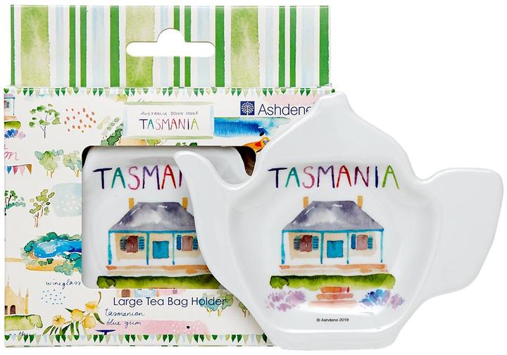 Premium Ashdene Large Tea Bag Holder - Elegant Ceramic Tea Bag Storage for Loose Leaf & Herbal Teas | Perfect for Kitchen, Pantry & Tea Station Organization