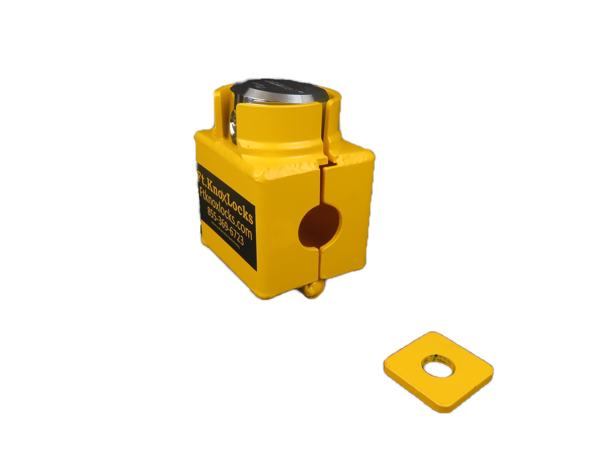 **Gooseneck Trailer Bolt Lock Set with Trimax Puck Lock - Secure Your Cargo for Heavy-Duty Hauling & Towing**