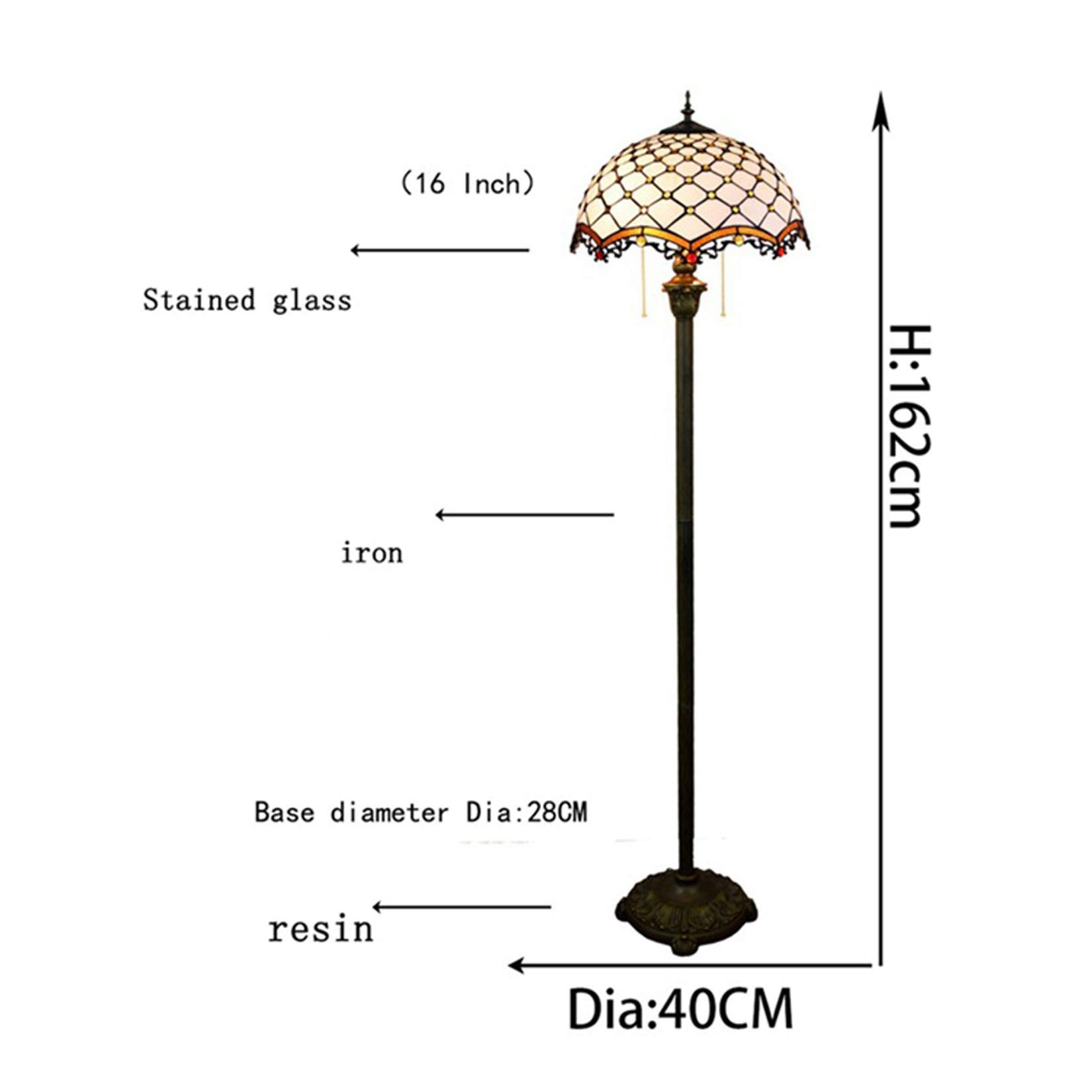 Tiffany Style Floor Lamp - 64