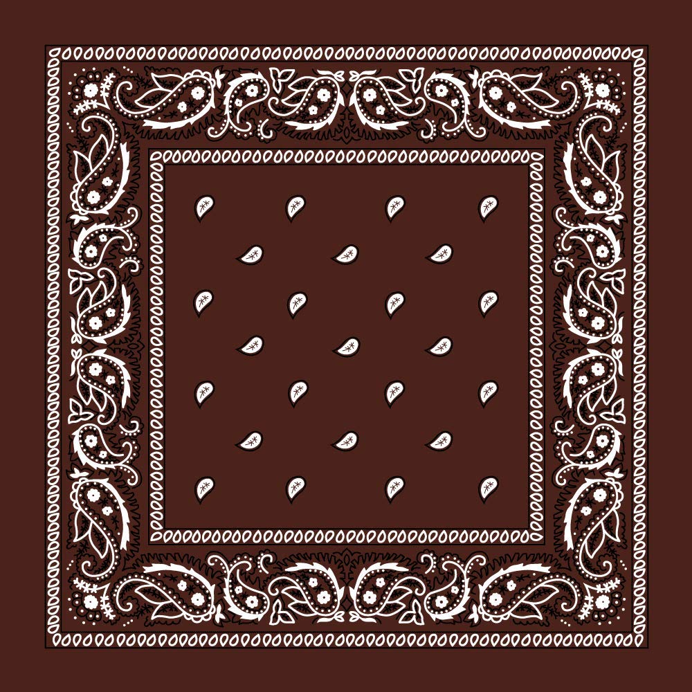 50 Pack Western Style Bandanas for Men & Women - Bulk Cowboy Bandanas for Rodeo, Horse Riding, Outdoor Adventures & Western Themed Parties
