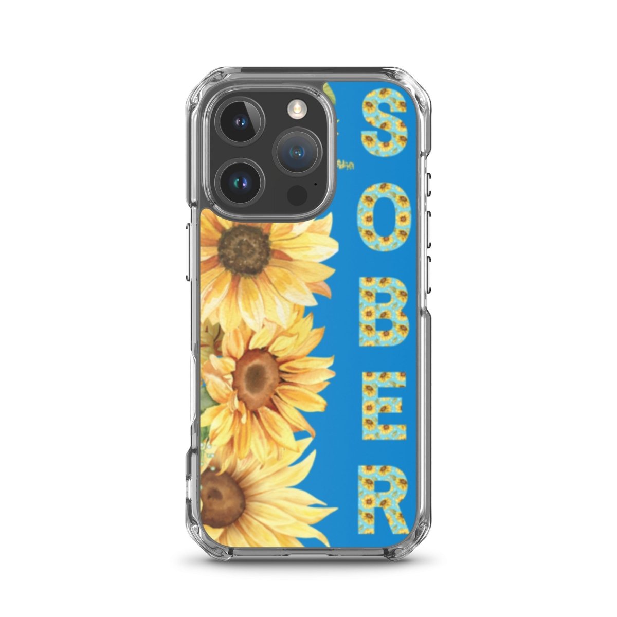 SOBER Sunflower iPhone Case with MagSafe® - Elegant Chinoiserie Floral Design for iPhone 13/14/15 Pro Max - Perfect for Everyday Use, Gift Giving & Travel Protection