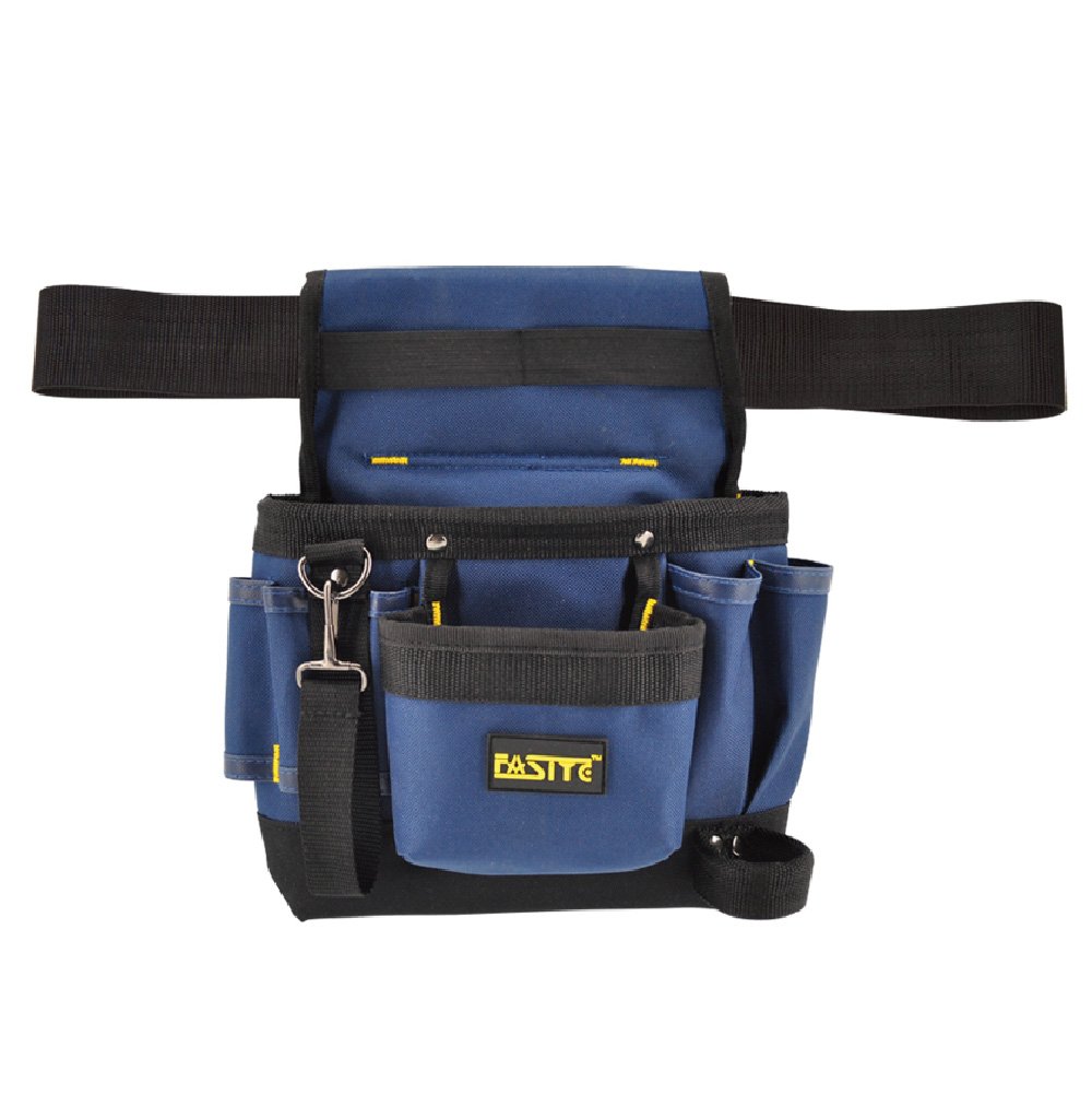 FASITE 7-Pocket Professional Tool Pouch Belt - Adjustable Nylon Electrician Tool Bag for Maintenance Technicians | Ideal for Electrical Work, HVAC Repair & Home Improvement Projects