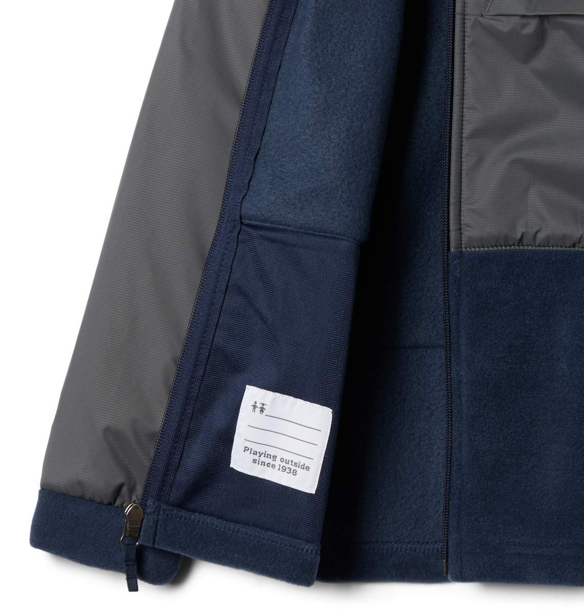 Columbia Boys' Steens Mt Overlay Fleece Jacket - Warm & Soft Winter Jacket for Kids - Perfect for Outdoor Activities, Hiking, and School