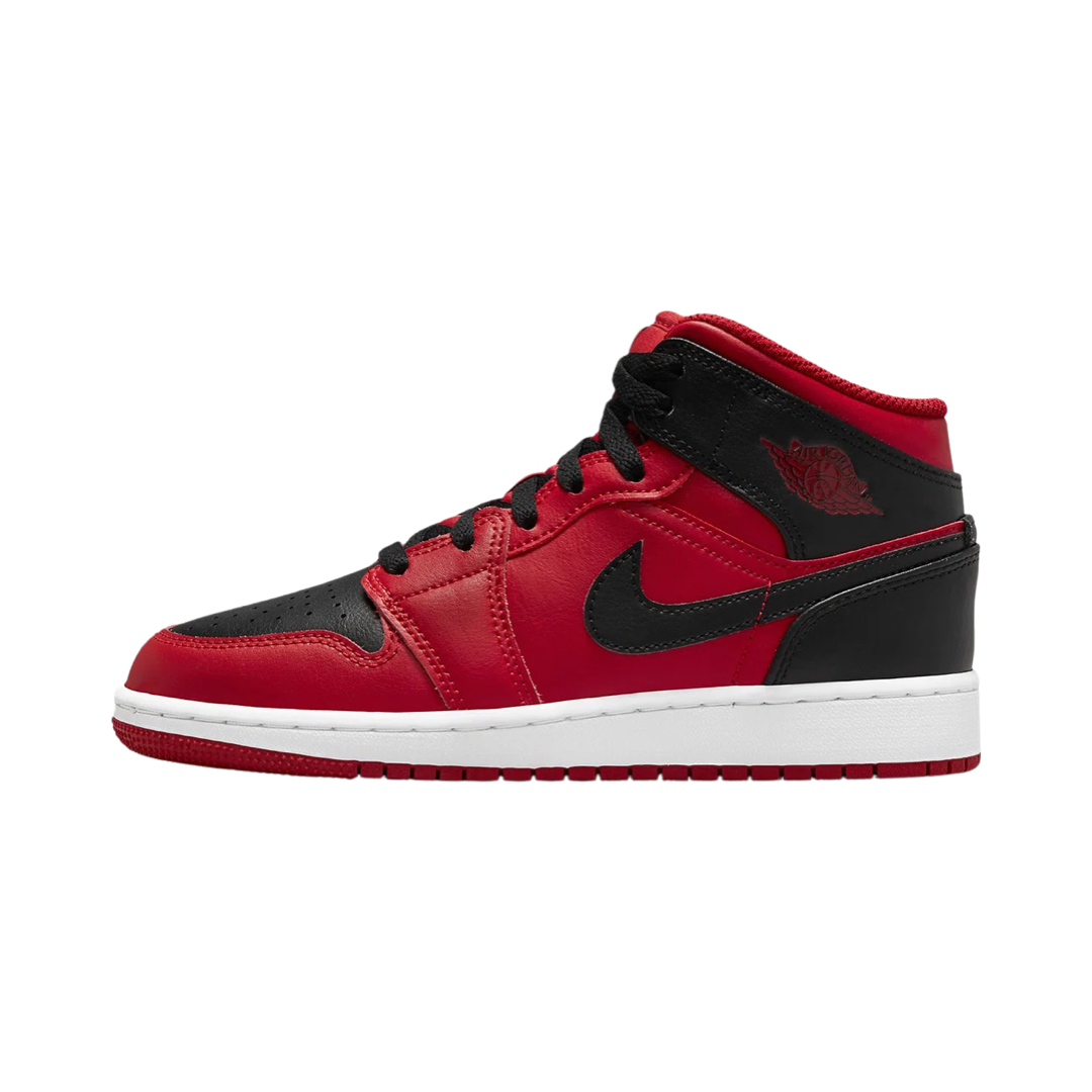 Air Jordan 1 Mid GS Gym Red 2.0 Basketball Shoes for Kids - Perfect for School, Sports & Casual Wear