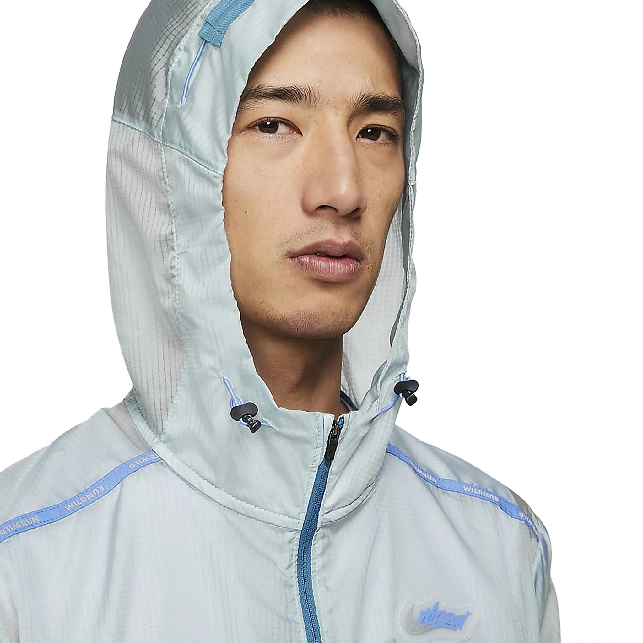 Nike Wild Run Windrunner Blue Jacket - Lightweight Running Windbreaker for Men & Women - Perfect for Jogging, Hiking & Outdoor Sports