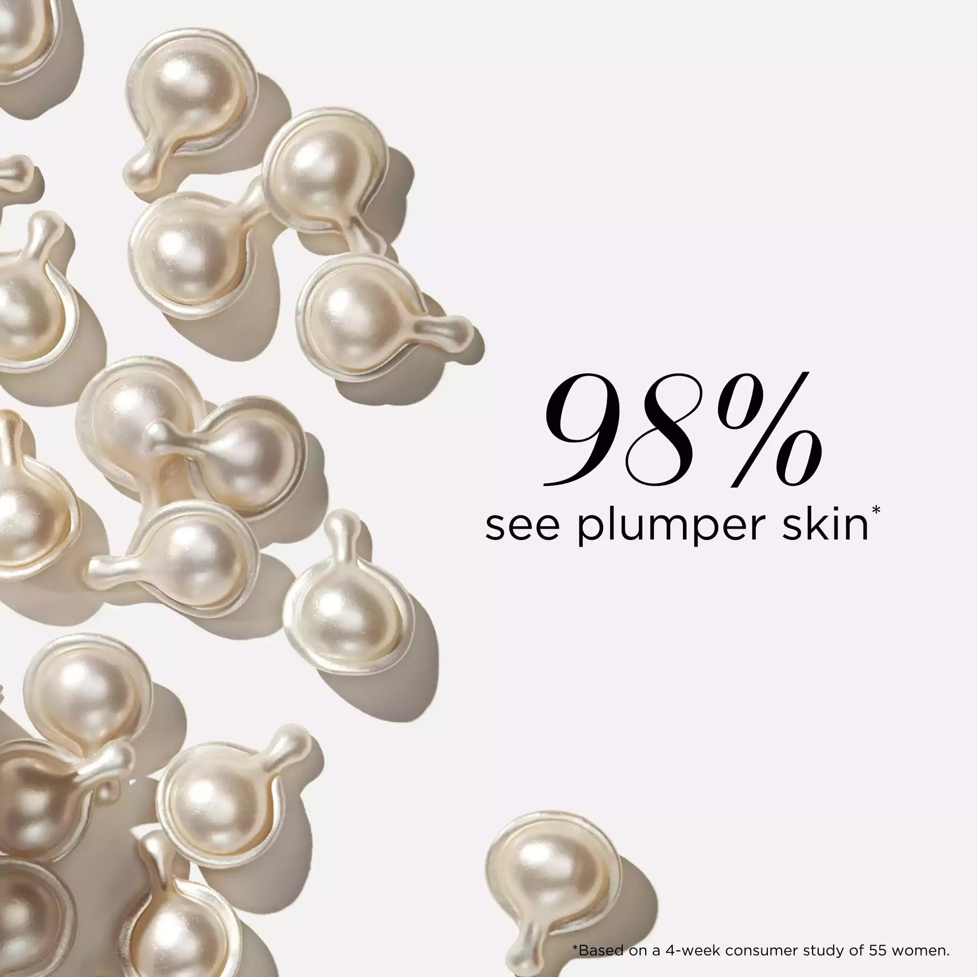 Hydra Plumping Serum with Hyaluronic Acid & Ceramide - 180 Capsules for Deep Hydration & Anti-Aging | Perfect for Dry Skin & Night Skincare Routine