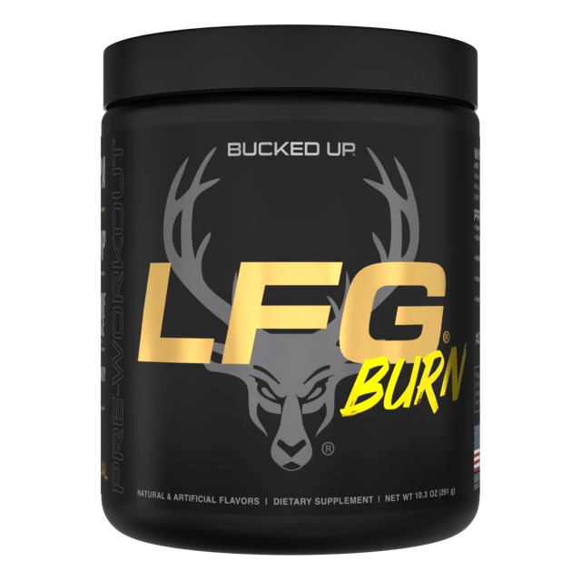 Bucked Up LFG Burn Thermogenic Pre Workout Powder - Fat Burning Energy Booster for Gym & Weight Loss - Best for Intense Workouts & Fitness Goals