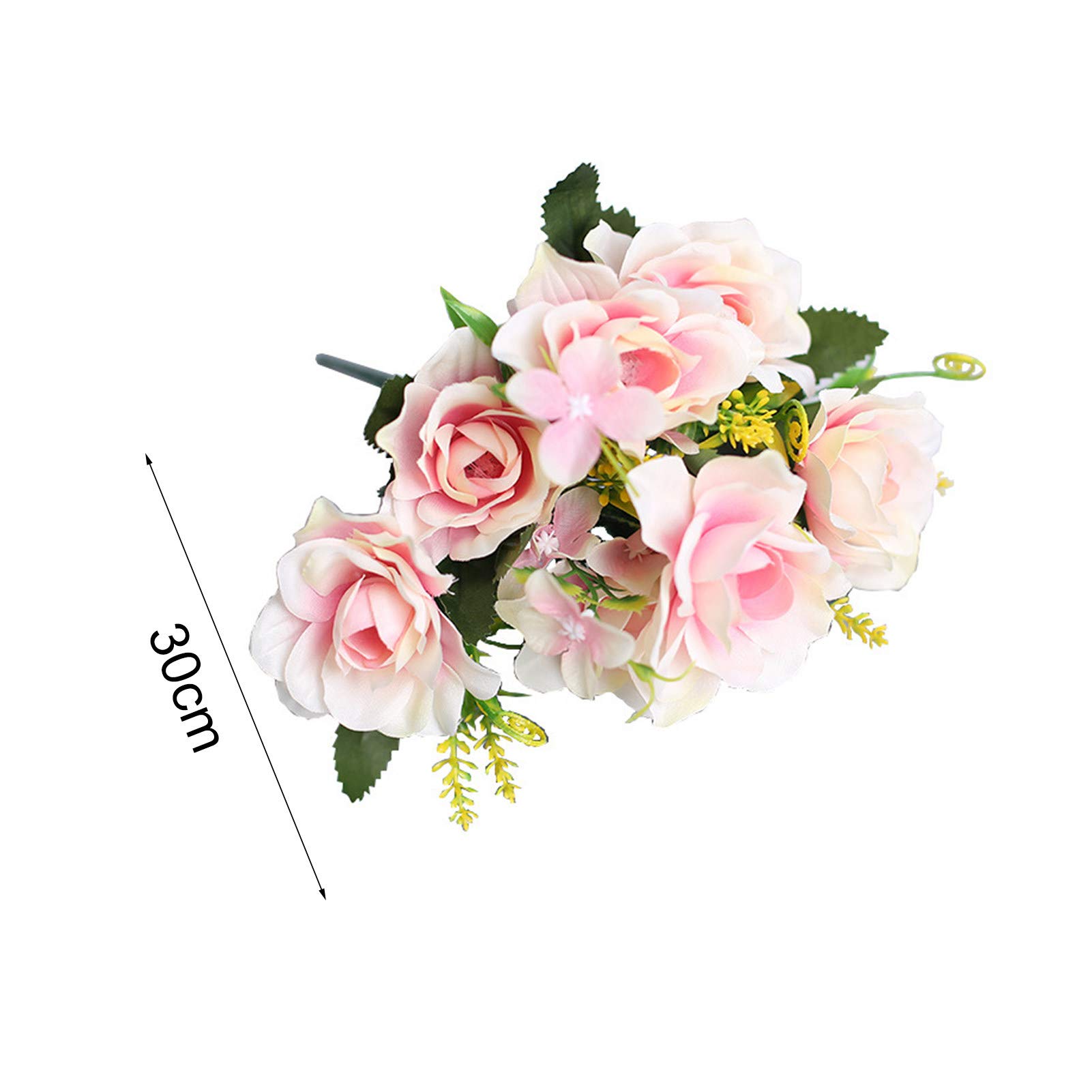 Lifelike Artificial Gardenia Silk Flower - Realistic White Faux Plant for Home Decor, DIY Floral Arrangements, Wedding Centerpieces & Office Desk Decorations