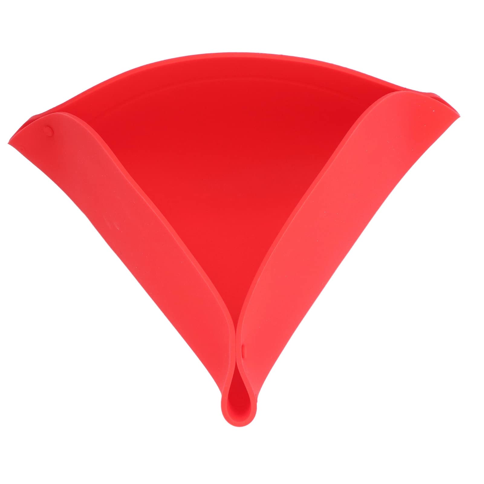 Non-Slip Silicone Fruit & Meat Cutting Board Mat - Lightweight, Food-Safe, Dishwasher Safe for Kitchen, Picnic & BBQ (Cherry Red)