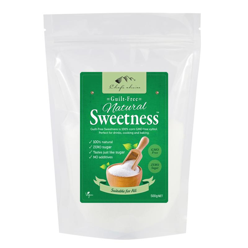 Chef's Choice Xylitol Sweetener - Natural Sugar Substitute for Baking, Coffee & Keto Diet | Low-Calorie, Diabetic-Friendly, Guilt-Free Sweetness