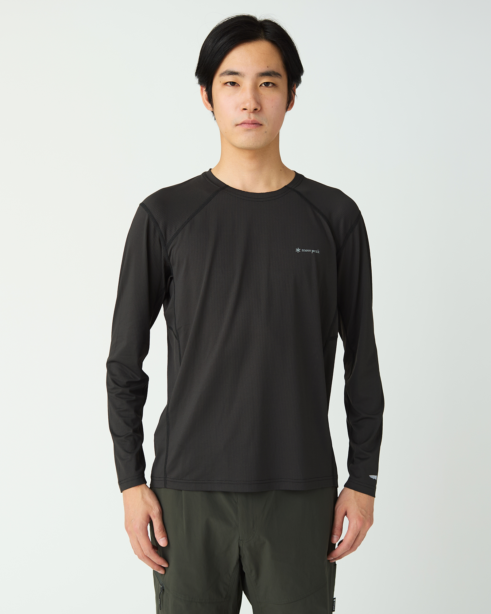 3D Printed Dry Fit Long Sleeve T-Shirt for Men - Moisture Wicking Workout Shirt for Running, Gym & Outdoor Activities