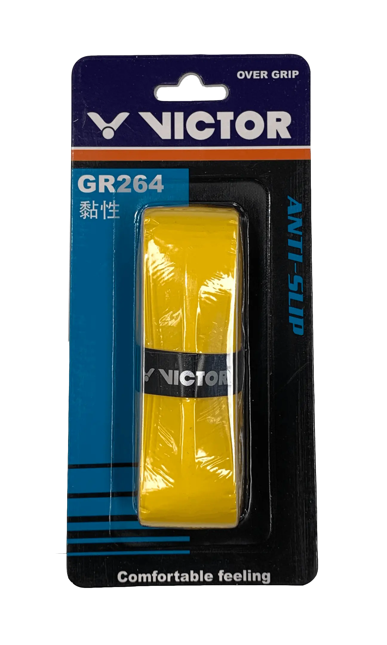 Victor GR264A Anti-Slip Overgrip - 12 Pack Tennis Badminton Squash Racket Grip Tape - Enhanced Sweat Absorption & Superior Traction for Sports Performance